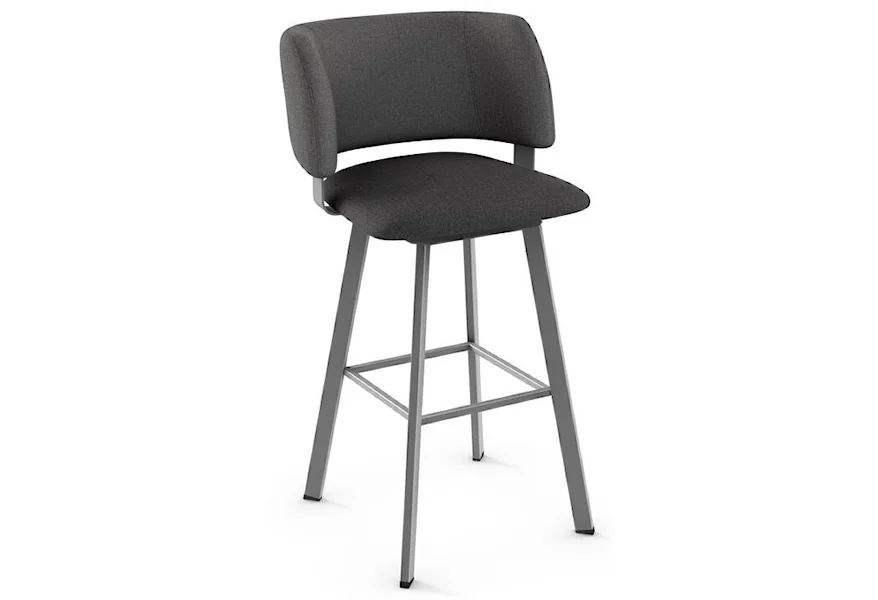 Urban 34" Spectator Height Easton Swivel Stool by Amisco at Esprit Decor Home Furnishings